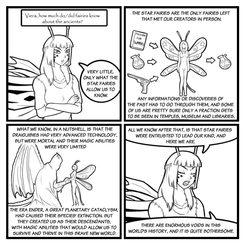 Fairies vs Tentacles - Character Questions