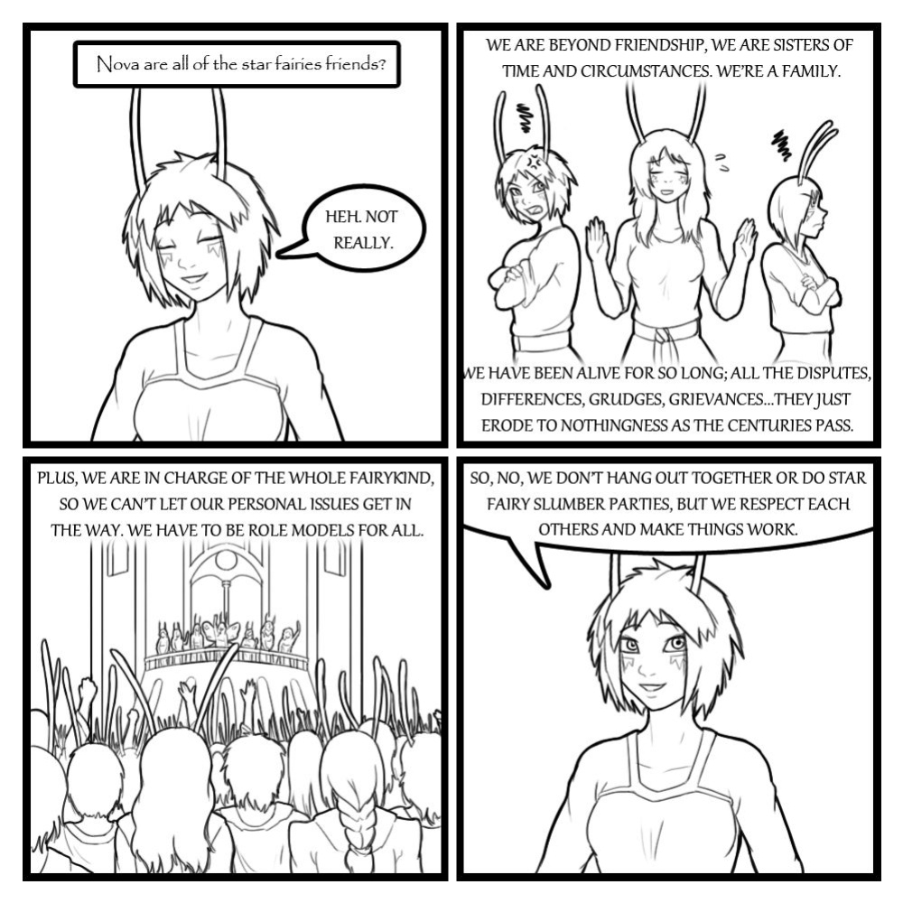 Fairies vs Tentacles - Character Questions