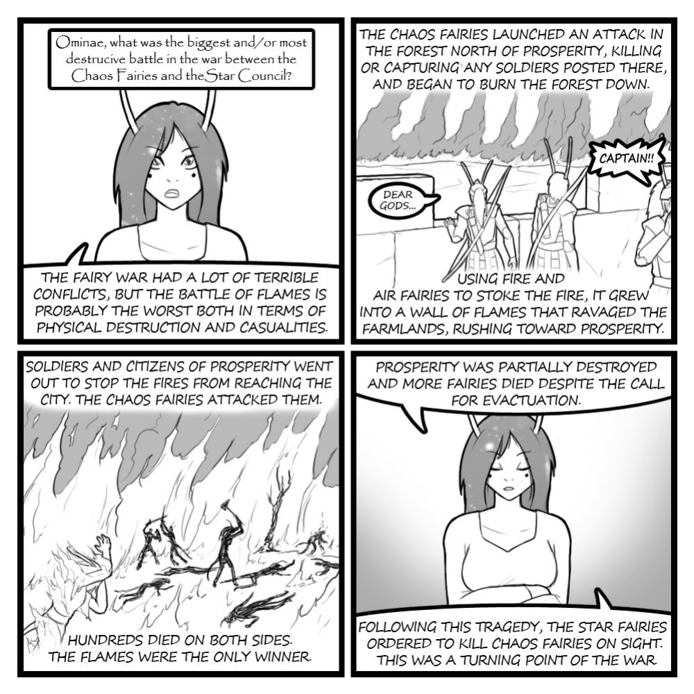 Fairies vs Tentacles - Character Questions