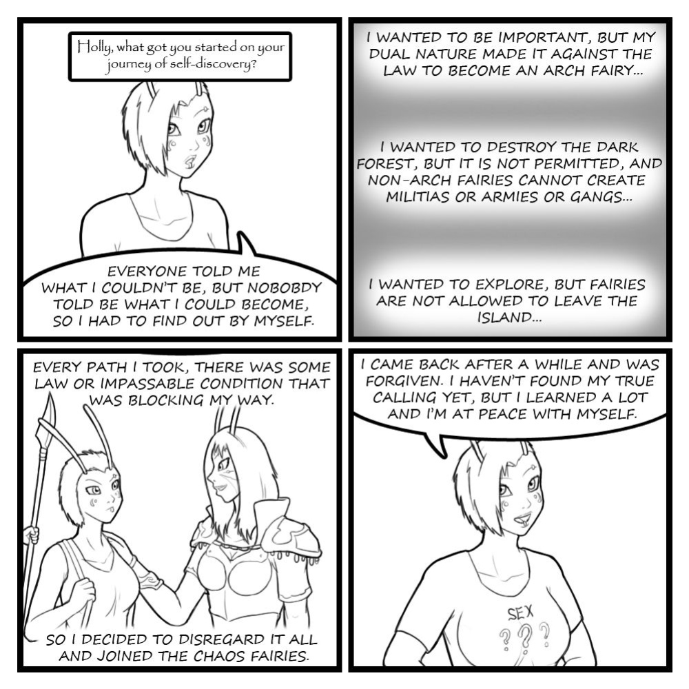 Fairies vs Tentacles - Character Questions