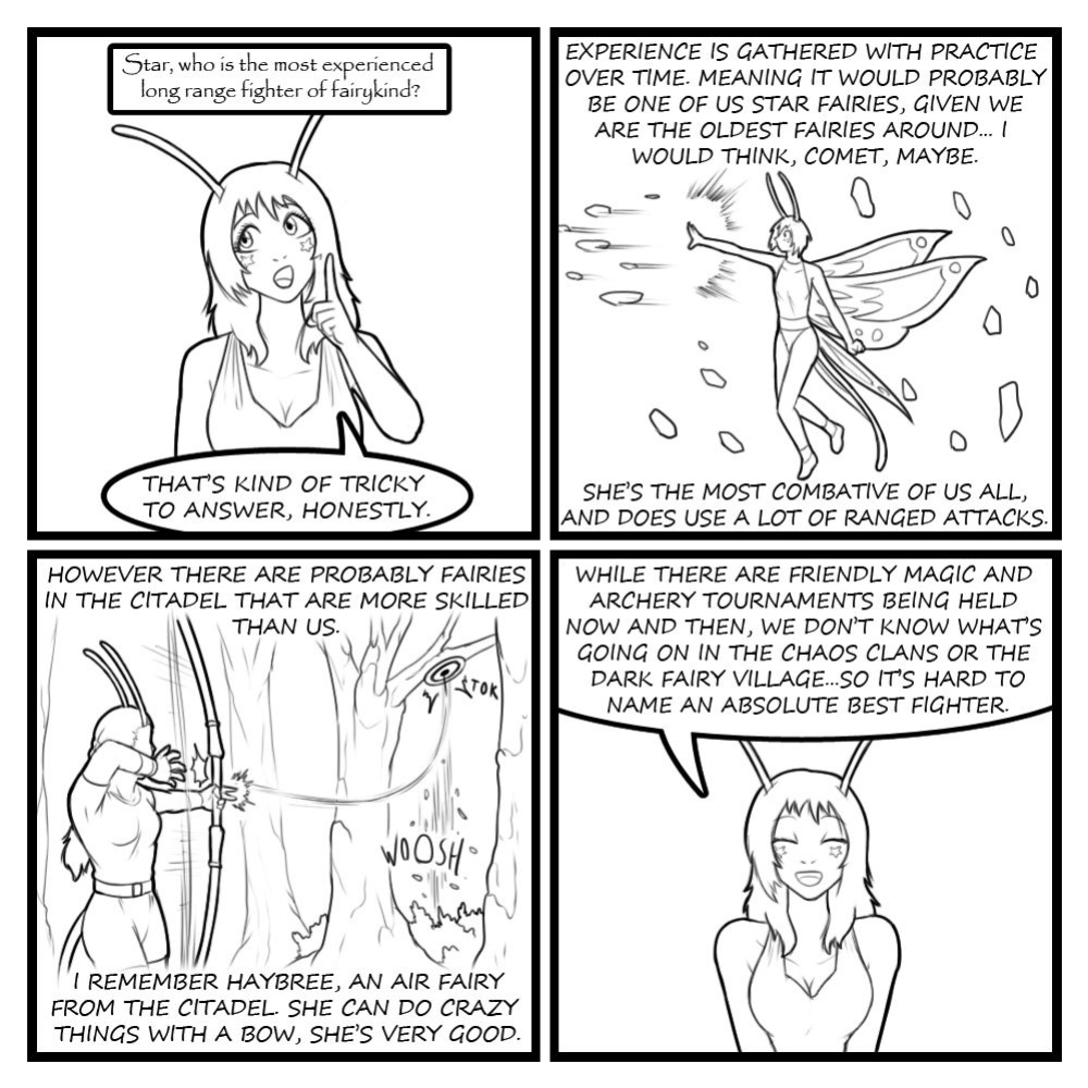Fairies vs Tentacles - Character Questions