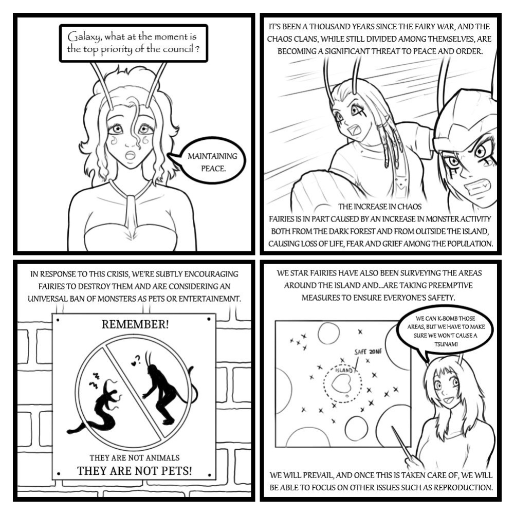 Fairies vs Tentacles - Character Questions
