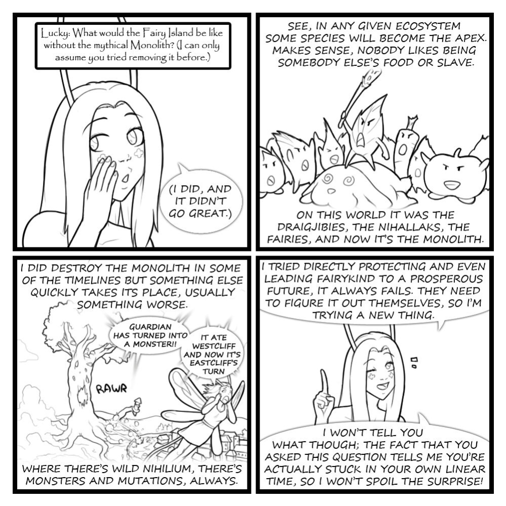 Fairies vs Tentacles - Character Questions