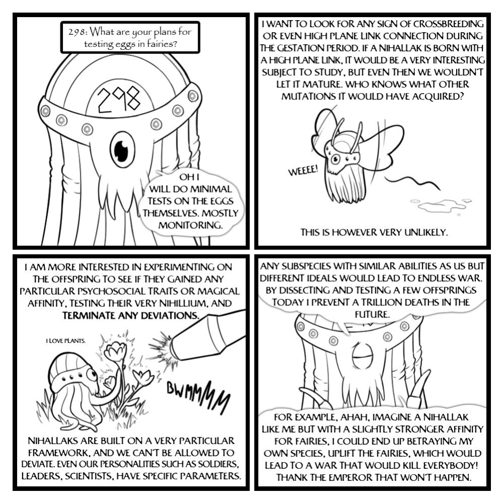 Fairies vs Tentacles - Character Questions