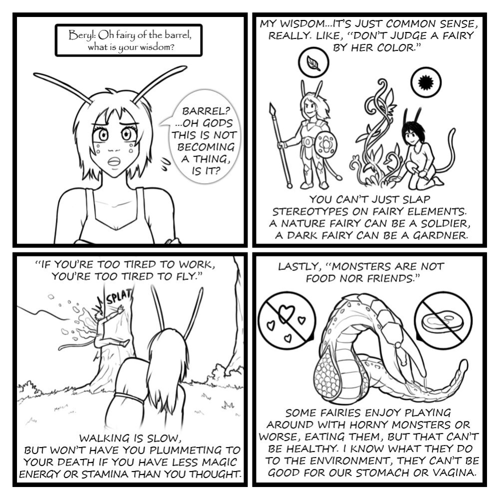 Fairies vs Tentacles - Character Questions