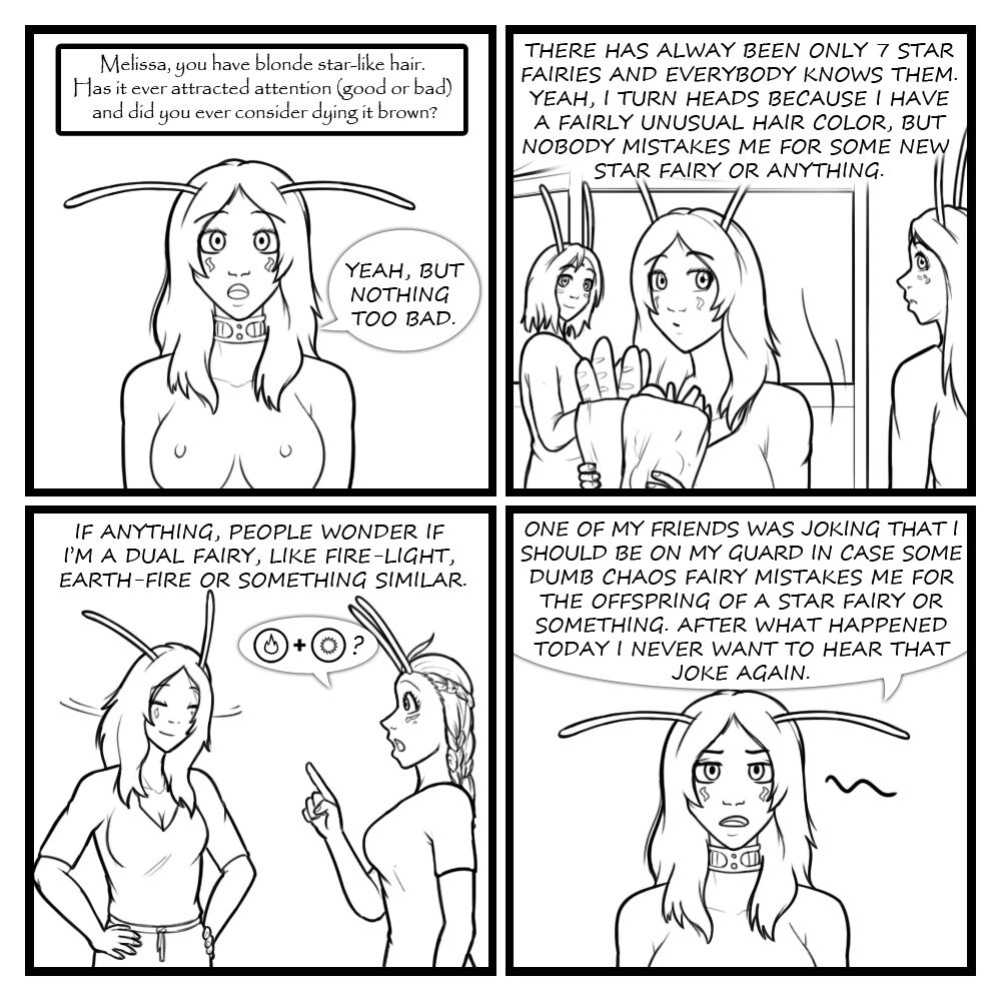 Fairies vs Tentacles - Character Questions