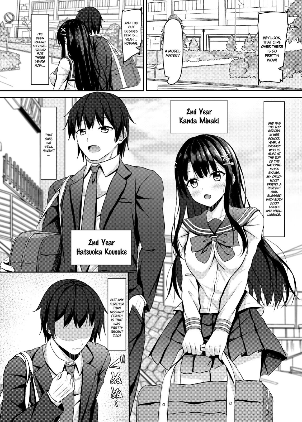 [Akanagi (Aikawa Tatsuki)] Saishoku Kenbi de Hazukashigariya na jk to Hatsu H made | The First of an Embarrassed Highschool Girl Blessed With Both Brains and Beauty