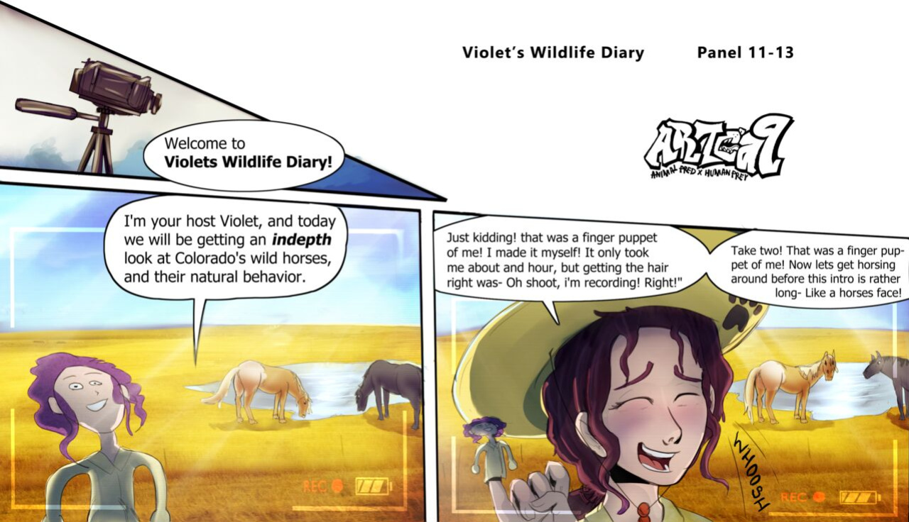 Violets Wildlife Diary CH 1-3
