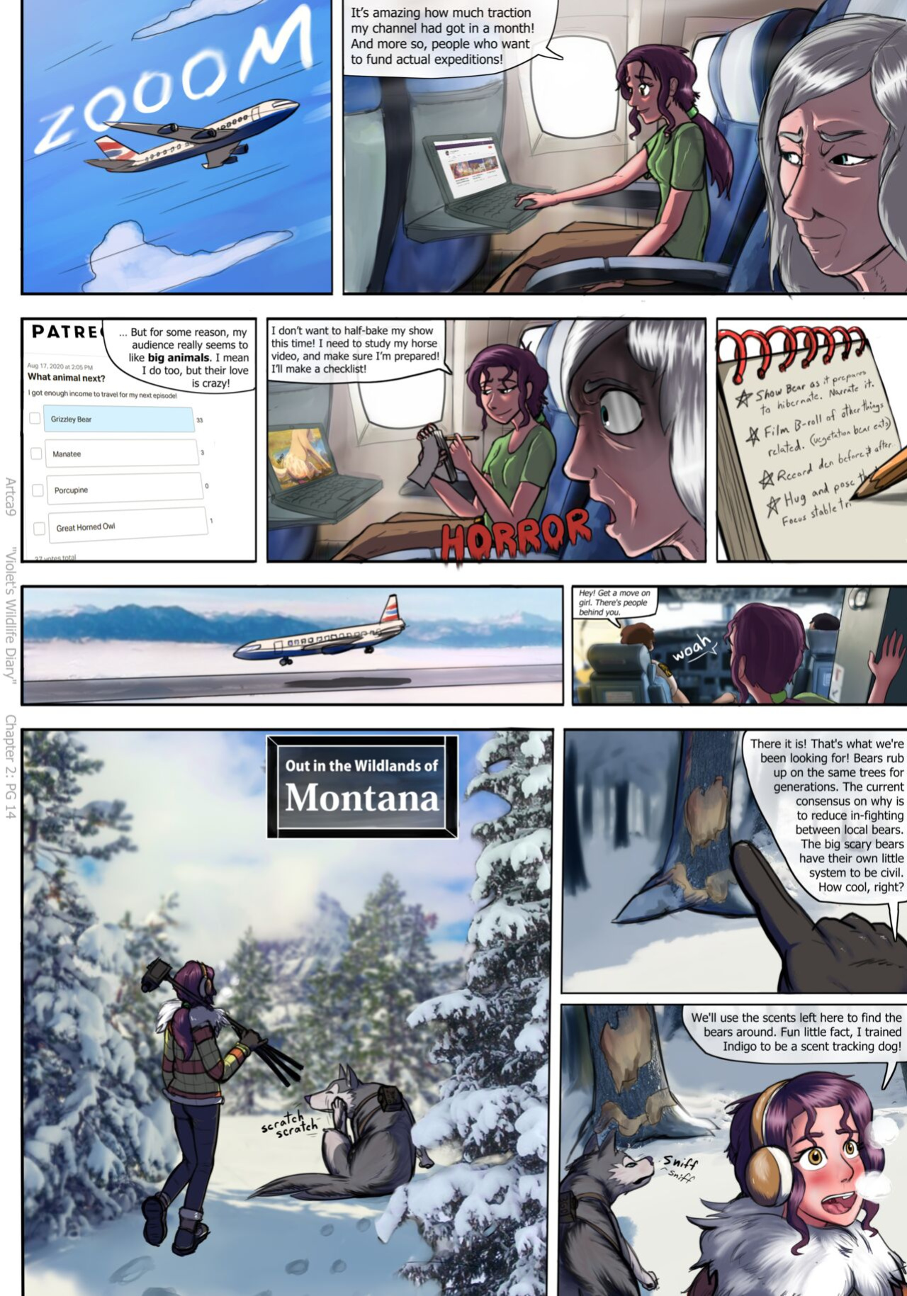 Violets Wildlife Diary CH 1-3