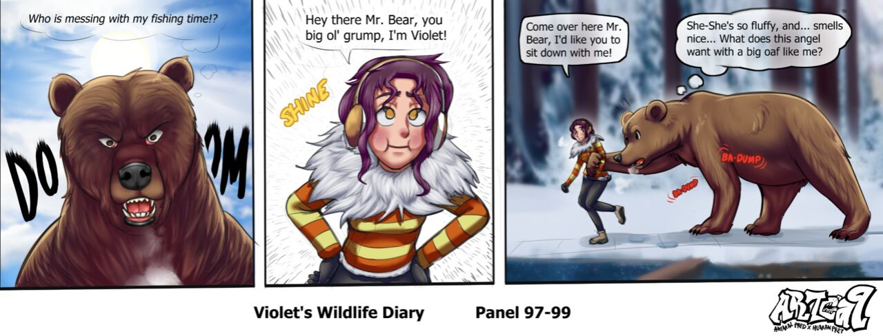 Violets Wildlife Diary CH 1-3