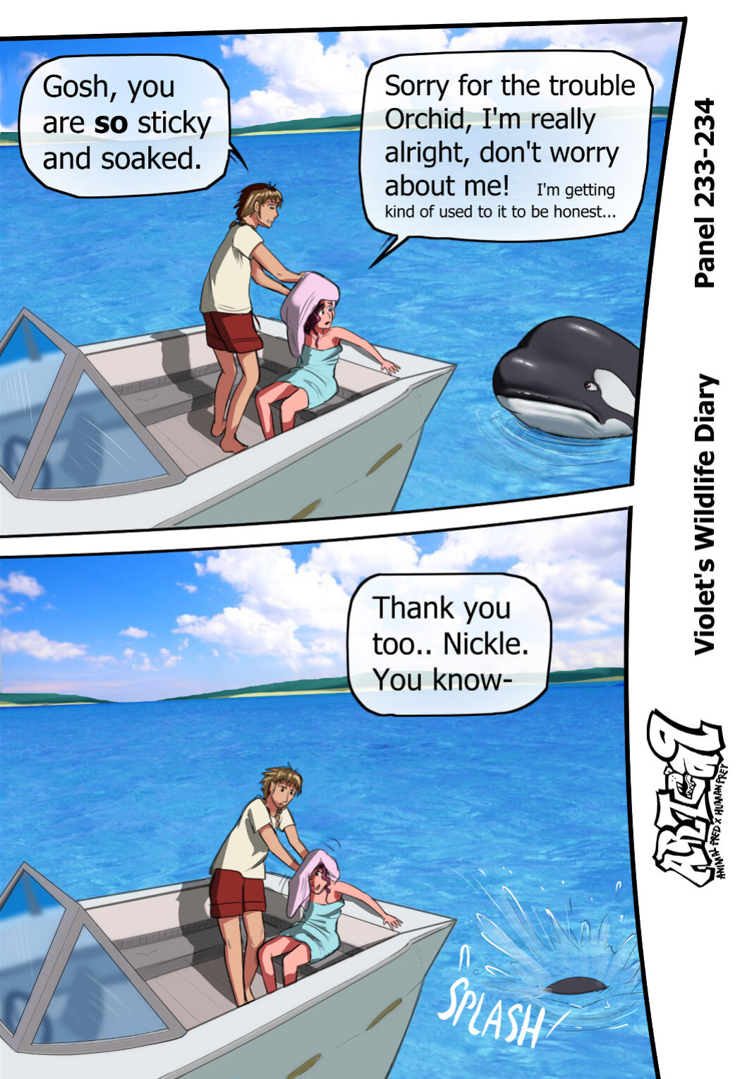 Violets Wildlife Diary CH 1-3