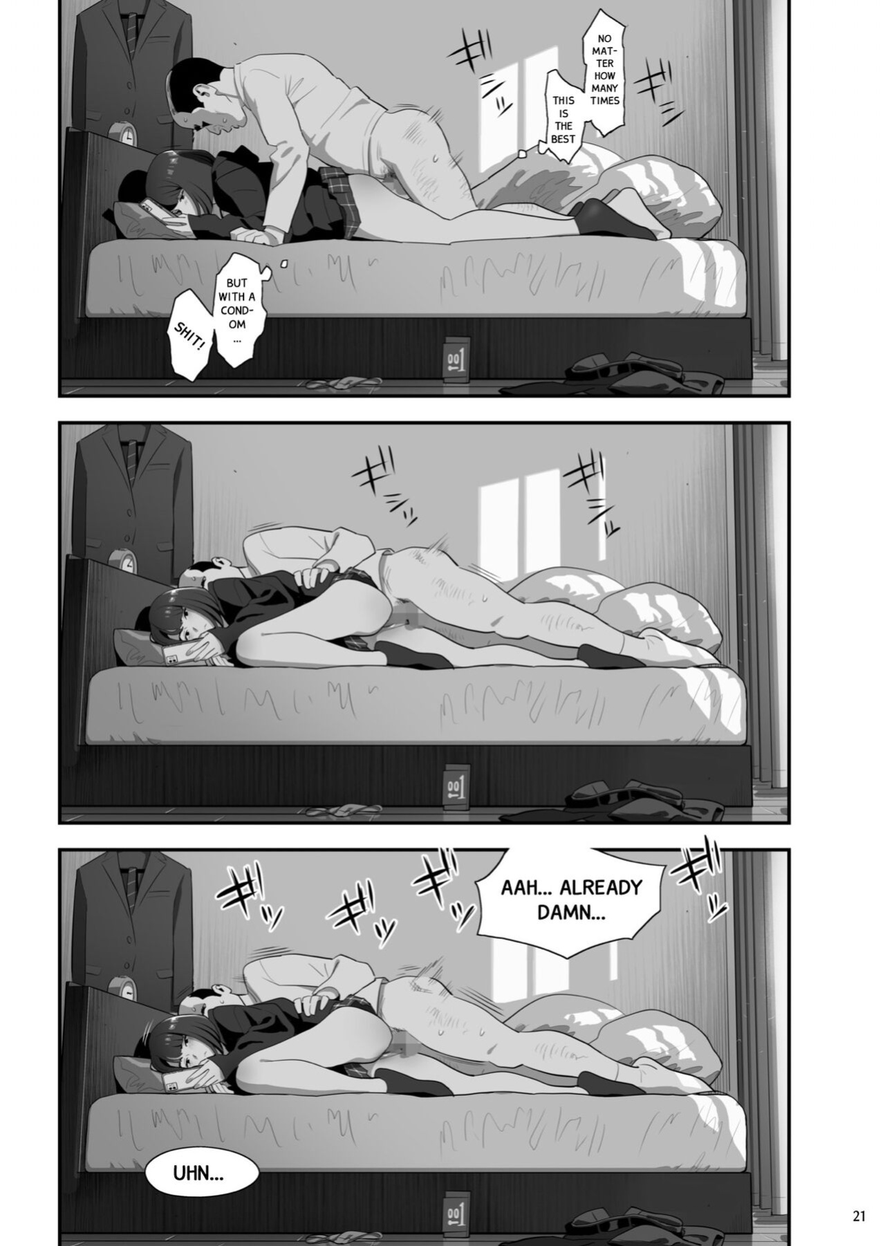 [Hito no Fundoshi (Yukiyoshi Mamizu)] Tonari no JK ni Odosarete Iribitararetemasu (Naki 3 [Mirumoto-kun]