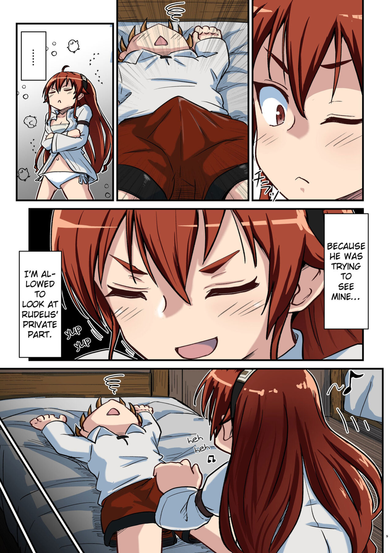 [Umari-ya (D-2)] Mushoku! | Mushoku! (Mushoku Tensei ~Isekai Ittara Honki Dasu~) [Saki-Kotowari]