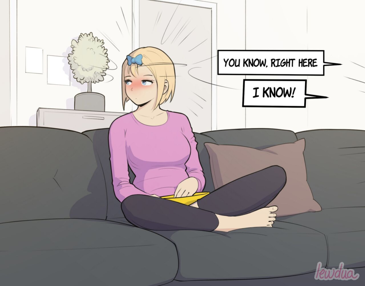 Nessie Alone in the Apartment