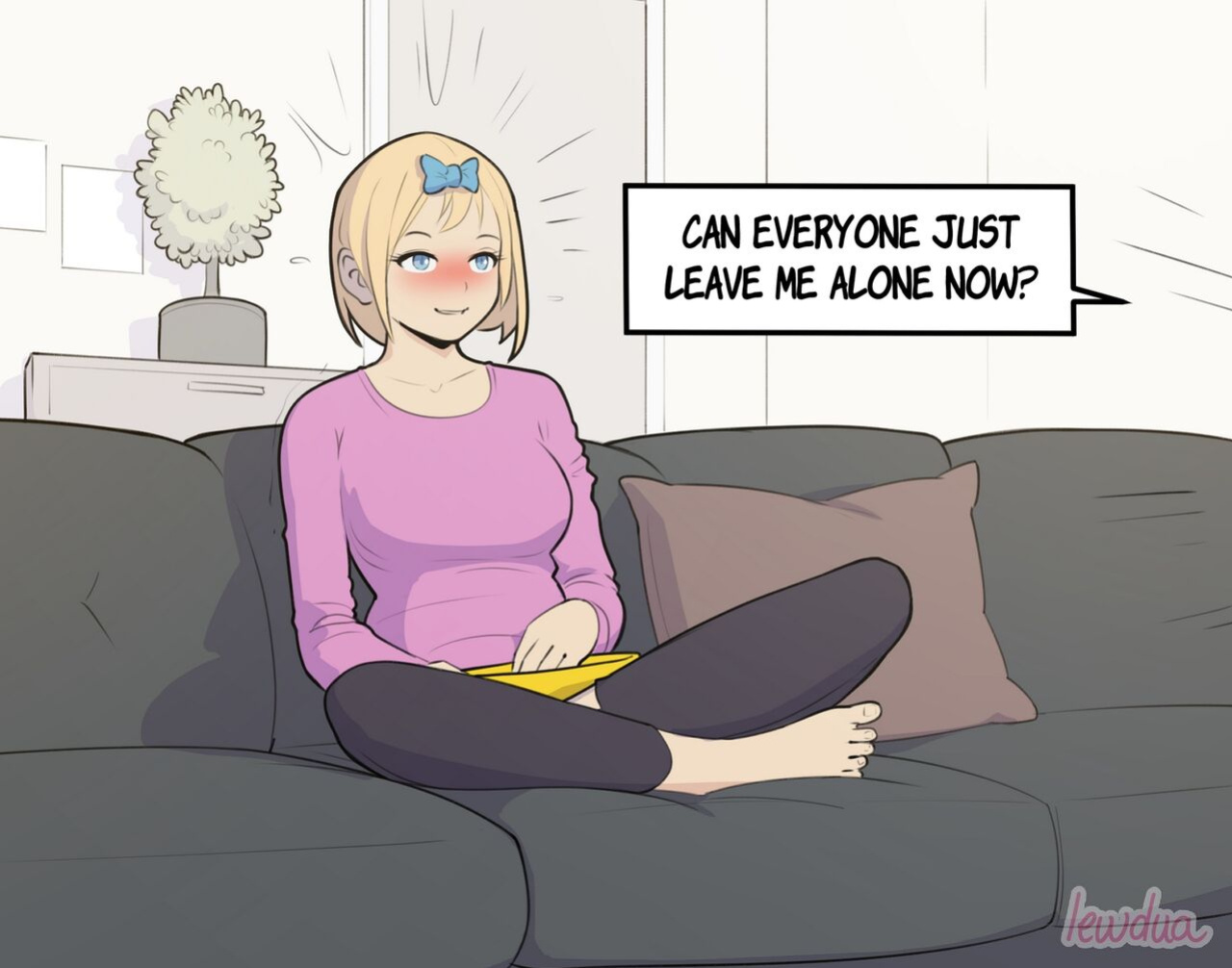 Nessie Alone in the Apartment