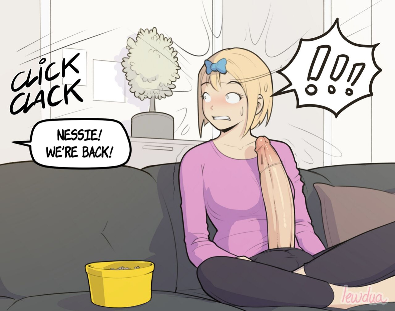 Nessie Alone in the Apartment
