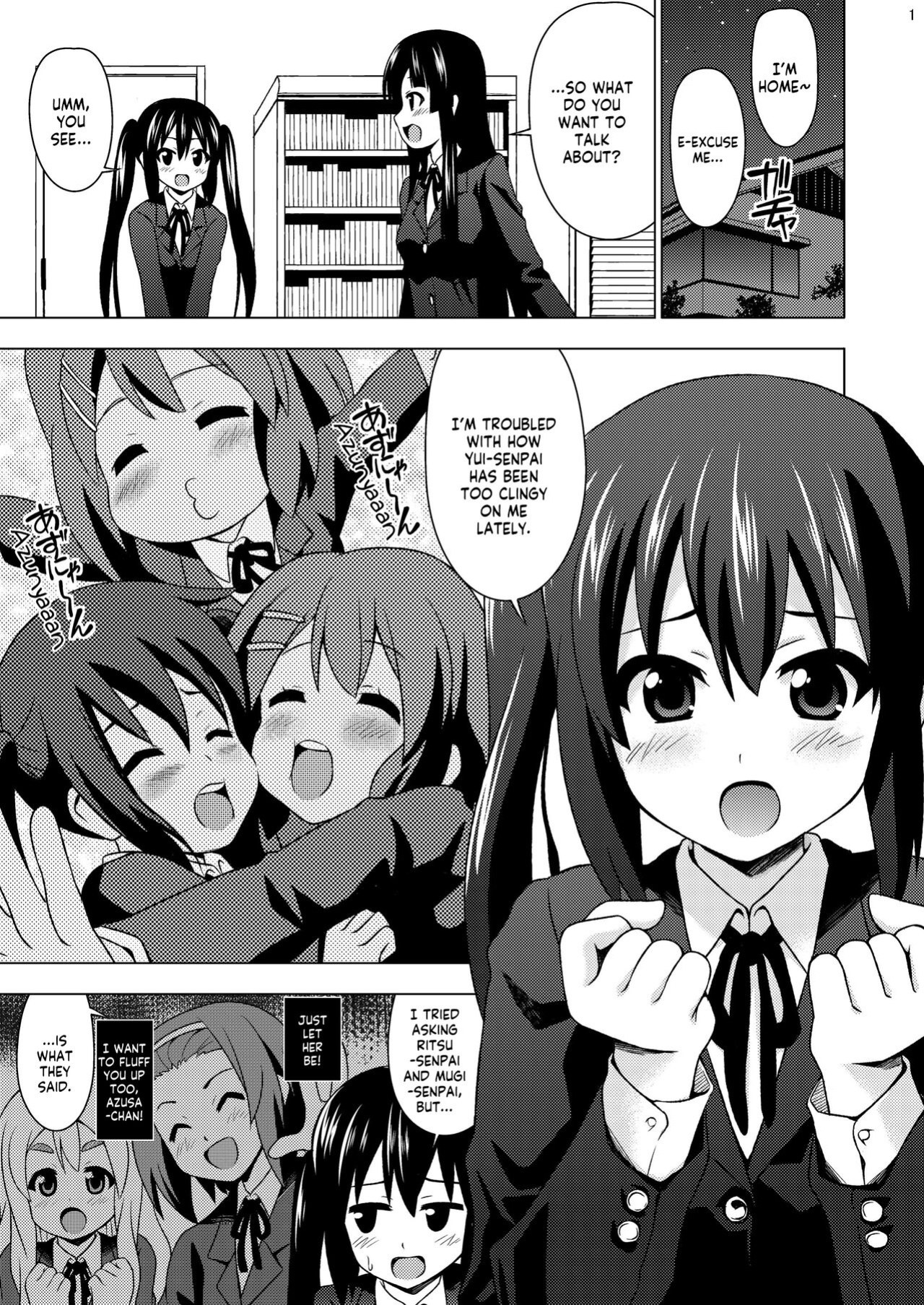 [Haresaku ] Mio Azu Yuri Yuri (K-ON!)