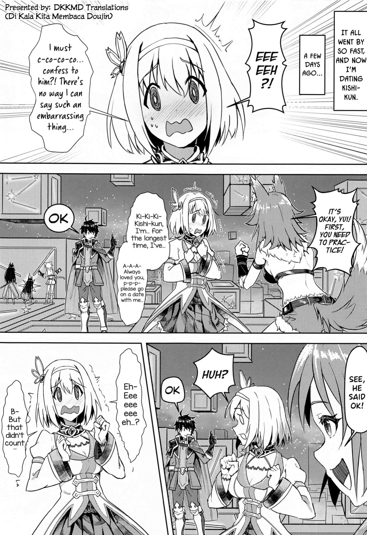 [Hachinosu ] Yui-chan to Kishi-kun ♡ Futarikiri no Hitotoki | Yui-chan and Kishi-kun's Private Moment ♡ (Princess Connect! Re:Dive) [DKKMD Translations]