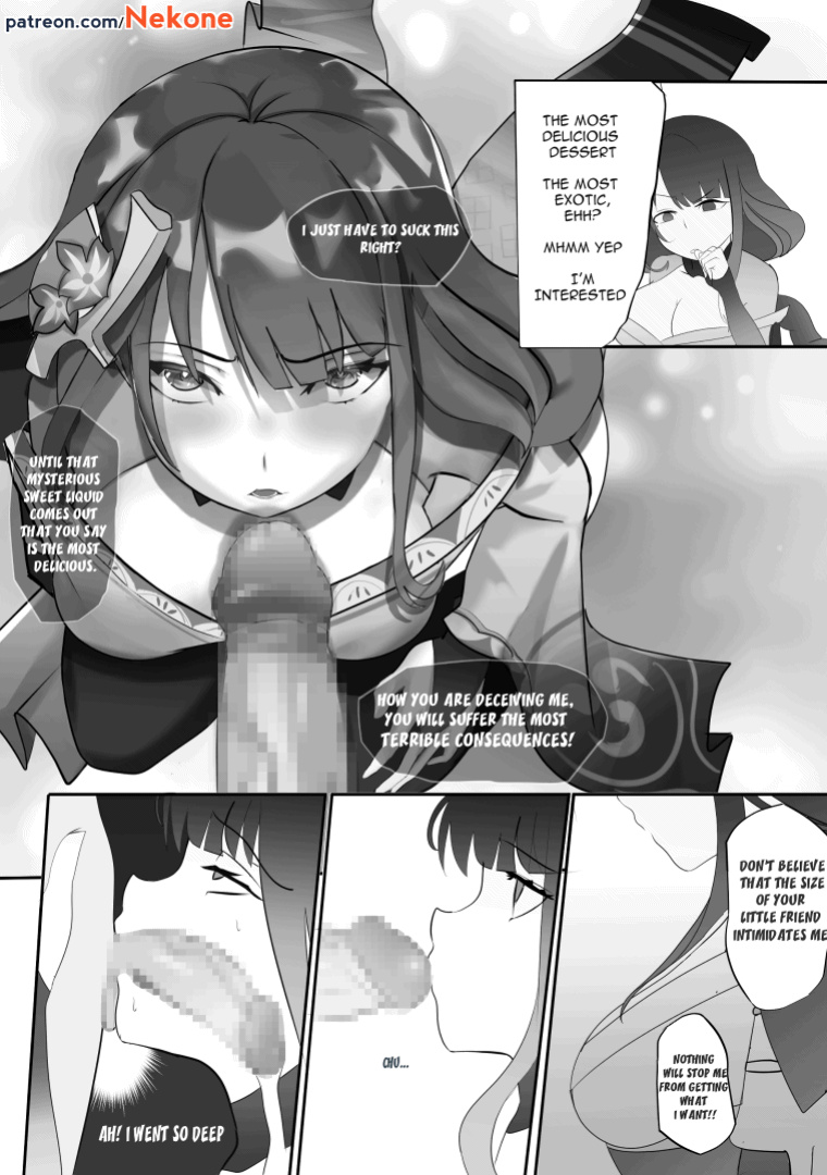 Raiden loves desserts(Genshin Impact)