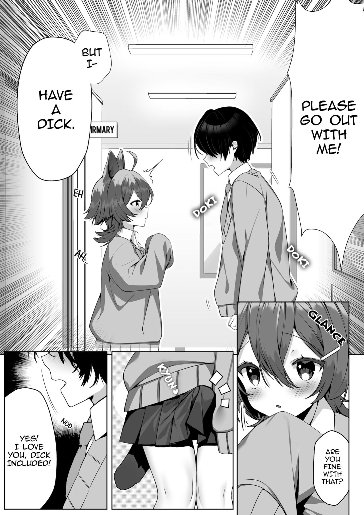 [Lapin gris ] Hyena Futa Musume Hokenshitsu no Midara na Seikatsu Jijou - Hyena Futanari Girl The Lewd Sex Life Situation in the Infirmary [Tabunne Scans]