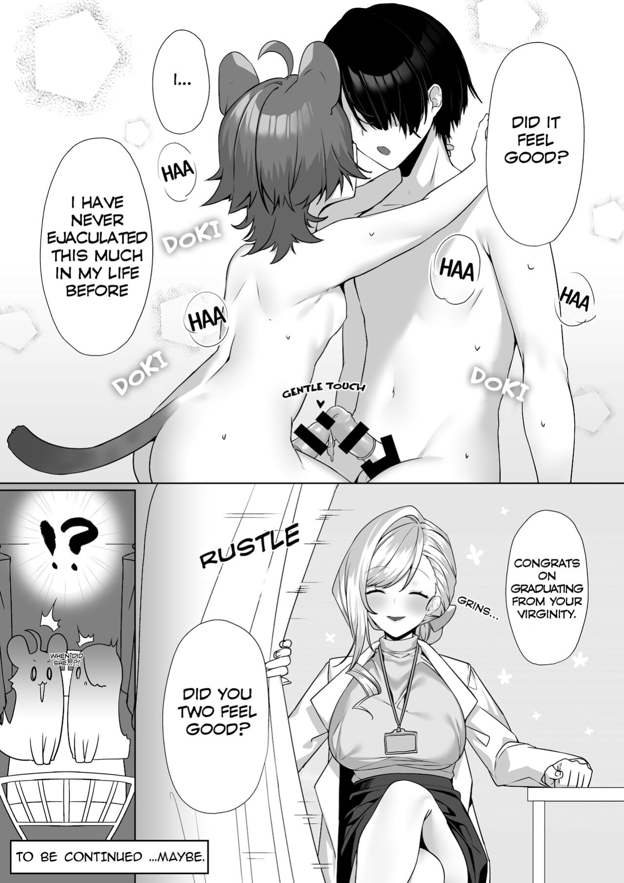[Lapin gris ] Hyena Futa Musume Hokenshitsu no Midara na Seikatsu Jijou - Hyena Futanari Girl The Lewd Sex Life Situation in the Infirmary [Tabunne Scans]