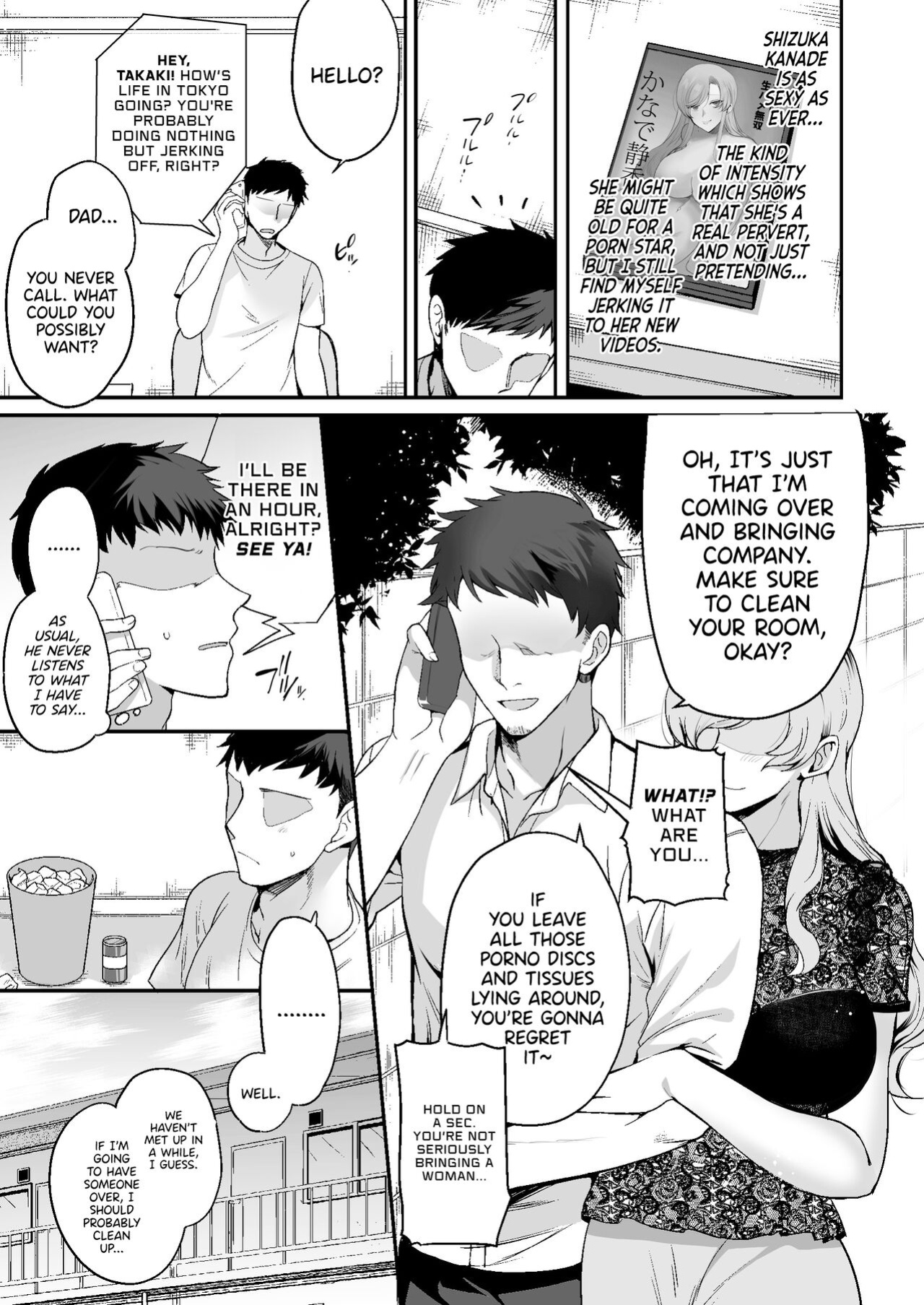 [Aomizuan (Kirimoto Yuuji)] Erosugiru Doukyonin ~ Dosukebe Shimai to 1K Doukyo Seikatsu ~ | My Roommates Are Way Too Lewd ~Living in a One-Room Apartment With Two Perverted Sisters~ {RedLantern}