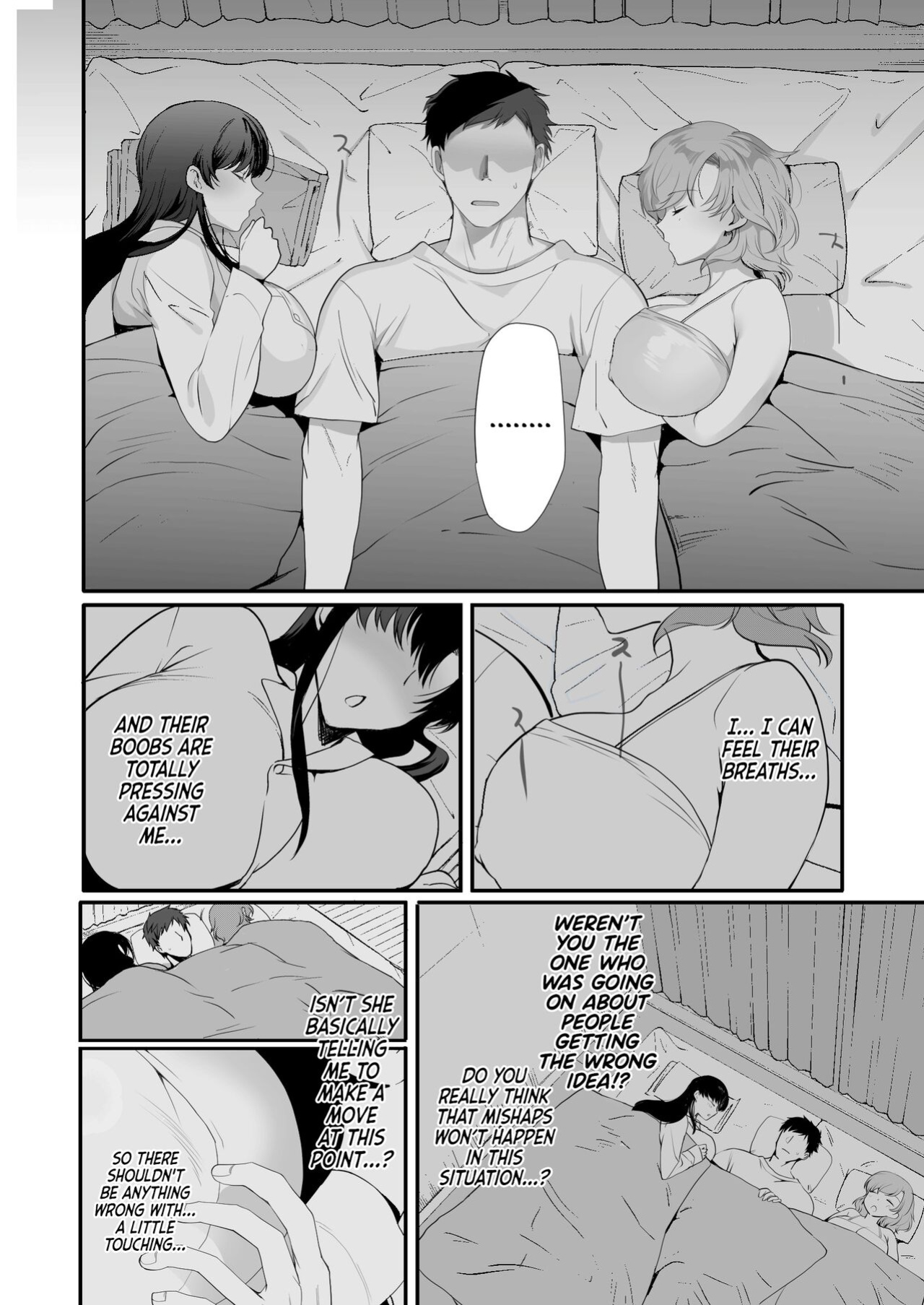 [Aomizuan (Kirimoto Yuuji)] Erosugiru Doukyonin ~ Dosukebe Shimai to 1K Doukyo Seikatsu ~ | My Roommates Are Way Too Lewd ~Living in a One-Room Apartment With Two Perverted Sisters~ {RedLantern}