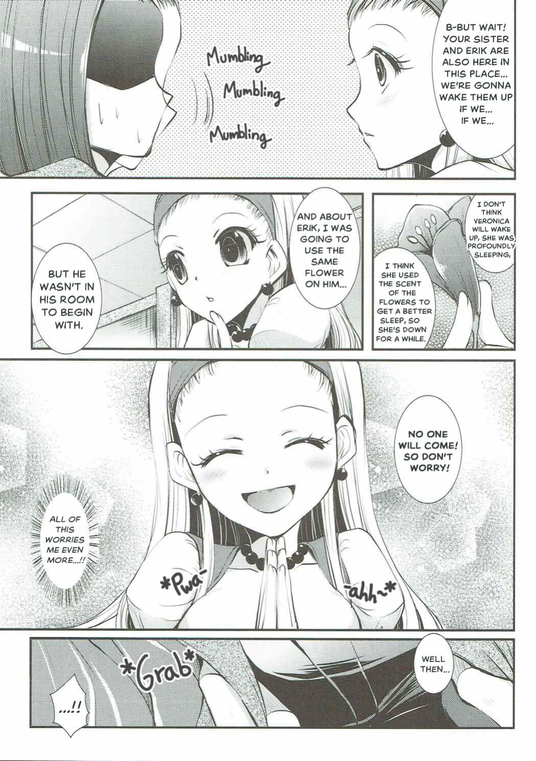 [Eccentric Girl (Asagiri Rira)] Hazukashi Yuusha no Momoiro Junan | A Fabled and Embarrased Hero, Overtaken by Her Pink Lust. (Dragon Quest XI) [The Crimson Star TL].