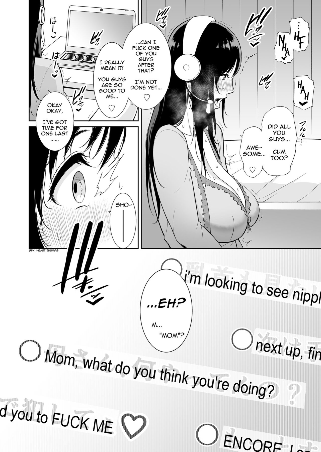 [Misaki ] Haha wa Yoru ni Saku Single Mother no Haishin Kiroku | Mother Blooms at Night: A single mom's record-breaking show