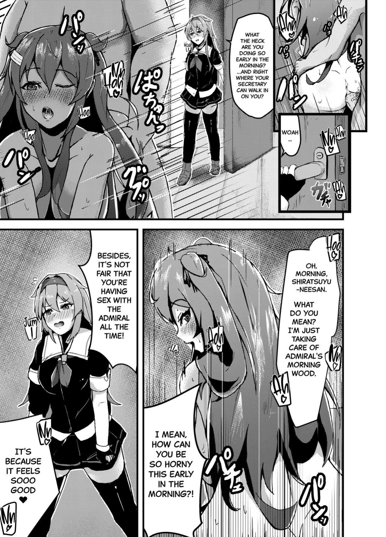 Itsudemo Ecchi Shite Kureru Shiratsuyugata | You Can Fuck Shiratsuyu-class Shipgirls Whenever You Want (Kantai Collection -KanColle-) [Black Grimoires]