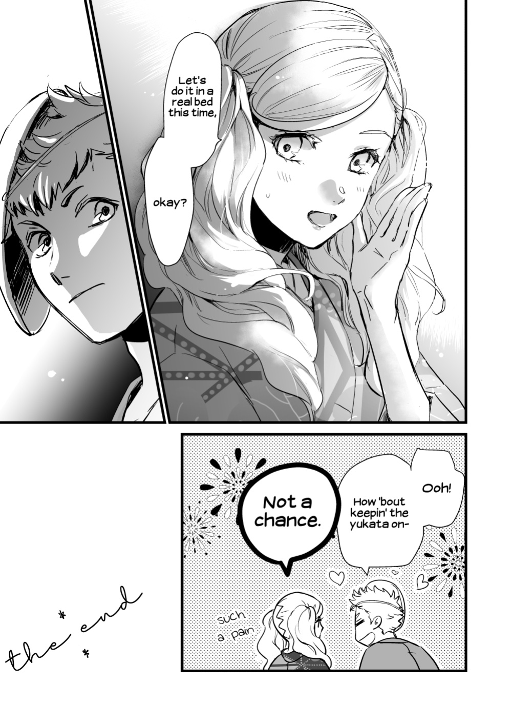 (C99) [Mugiwara Club (Komugi)] Watashi to Ano Baka ga Umi de Shichatta Hanashi nado. | The story about me and that guy who had sex in the sea (Persona 5)