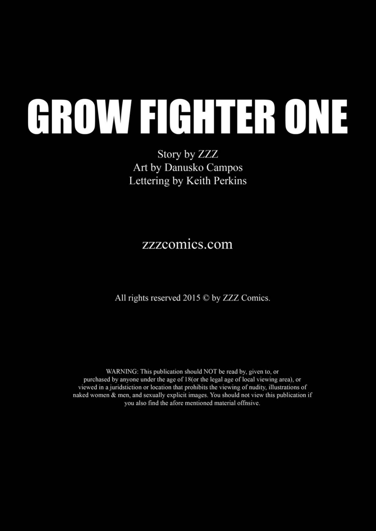 ZZZ Comics - Growfighter One