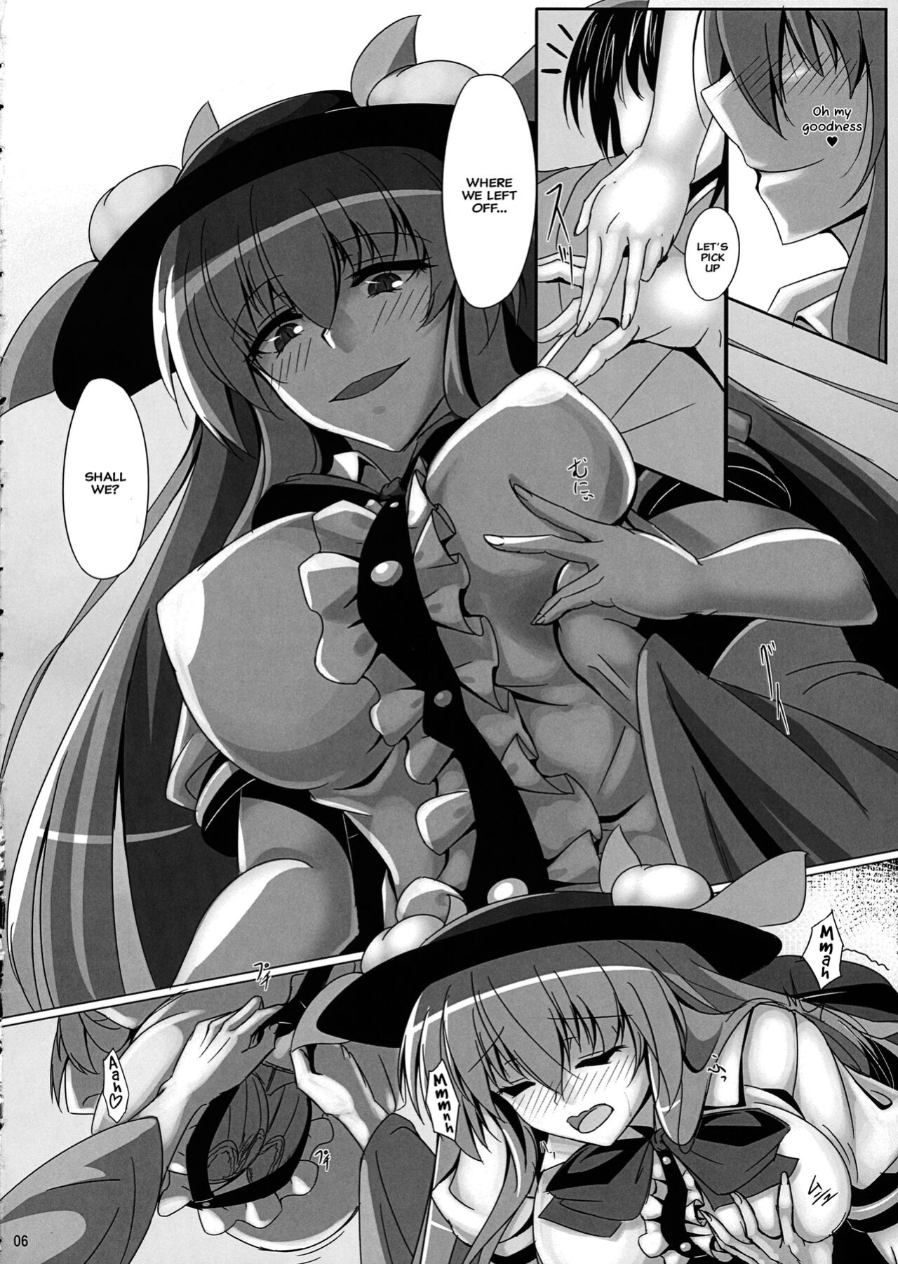 (Shuuki Reitaisai 4) [Ryuu no Yadorigitei (Zephid)] Tenshi no Otanoshimi (Touhou Project) {Hennojin} [Decensored]