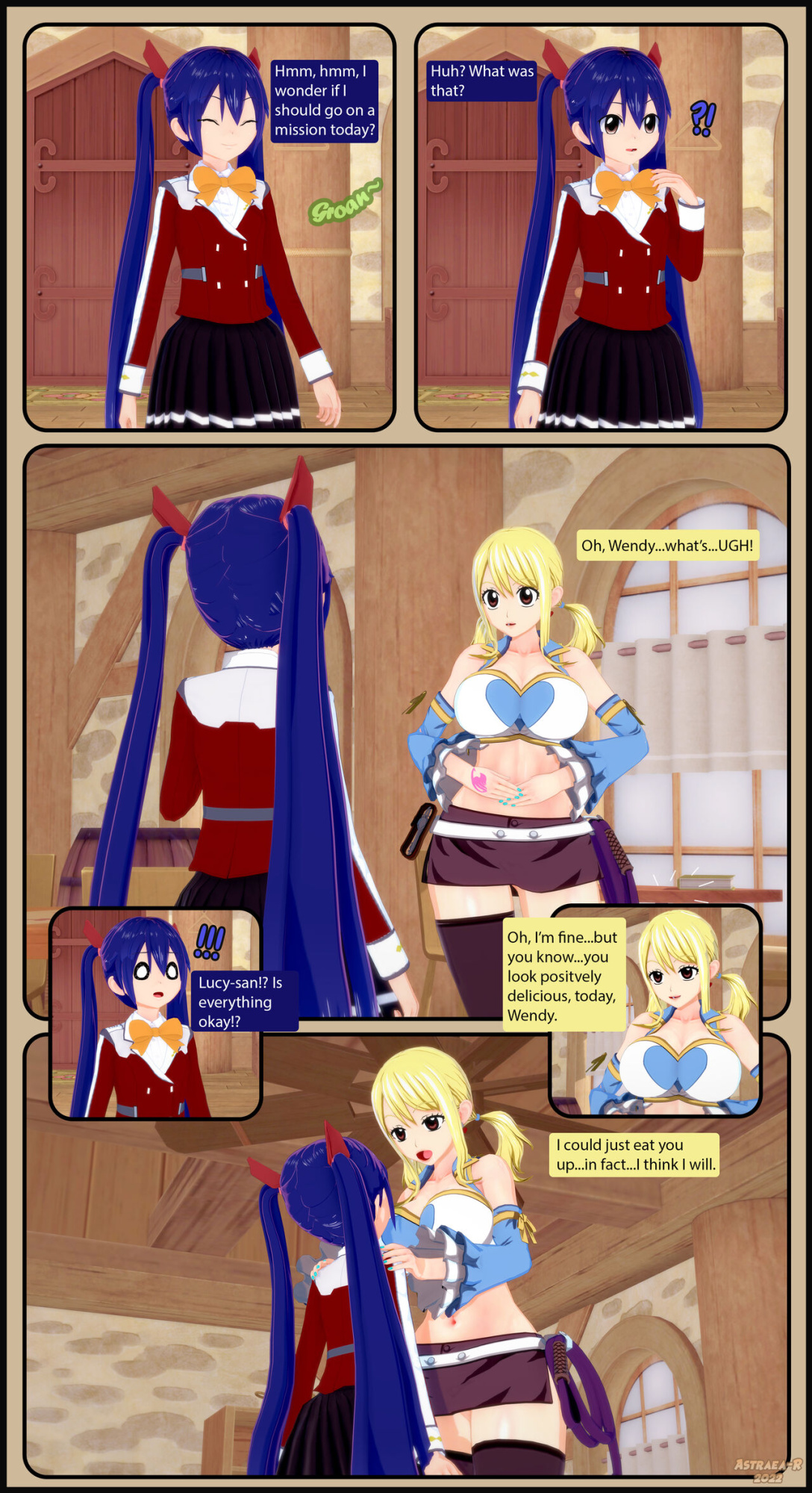 [Astraea-R] Lucy's Vore n' Growth Spell