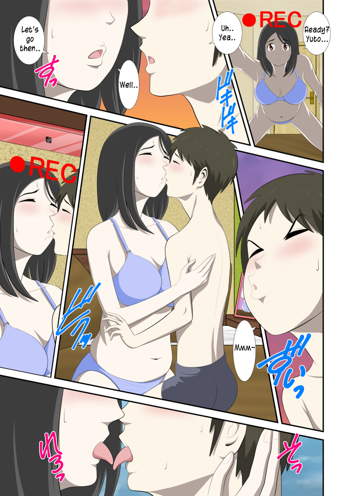 [WXY COMICS] Toaru Jijou kara SEX Suru Hame ni Nari, Hontou ni Hamechatta Toaru Oyako no Ohanashi | Mother and son pushed into having sex... [innyinny]