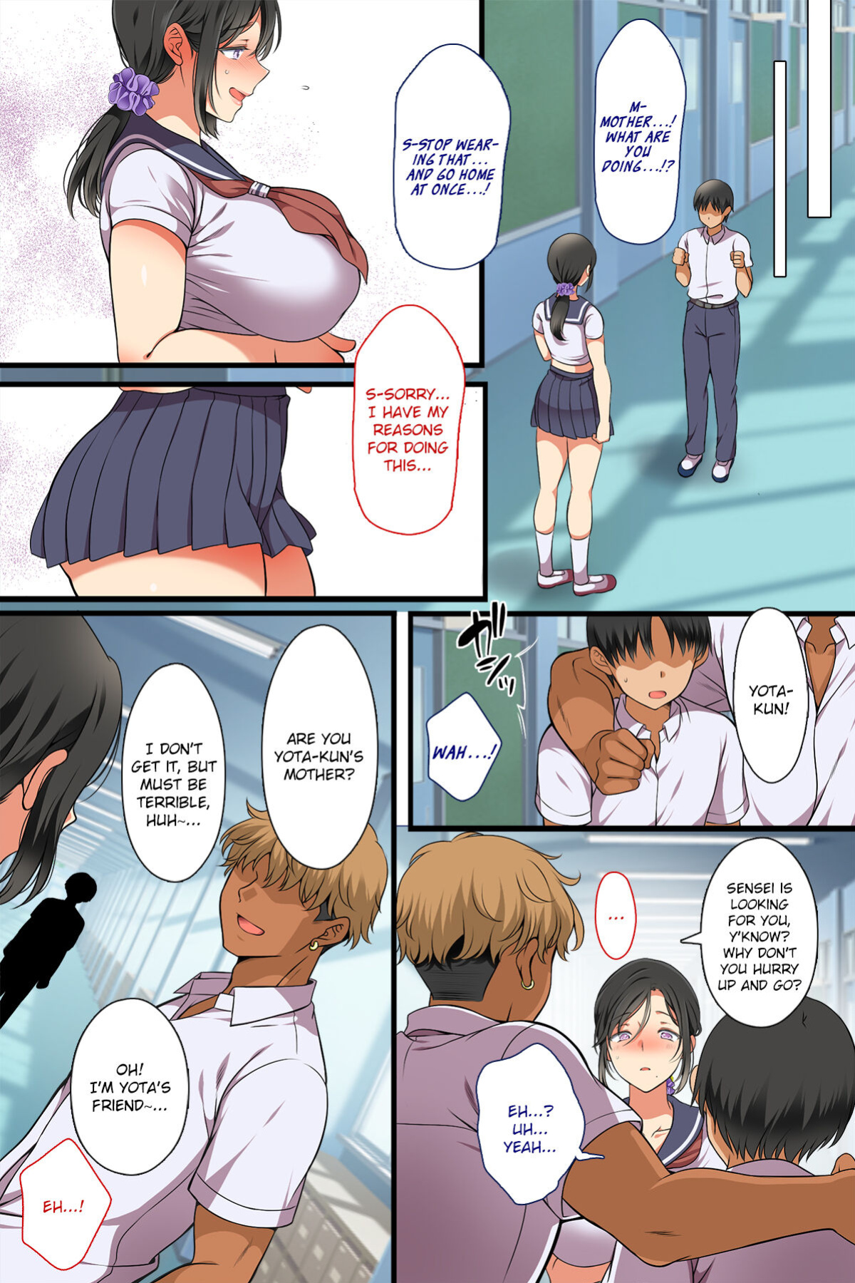 [Maron☆Maron] Hitozuma ga Classmate ni!? | A MILF Became a Classmate!? [Brolen]