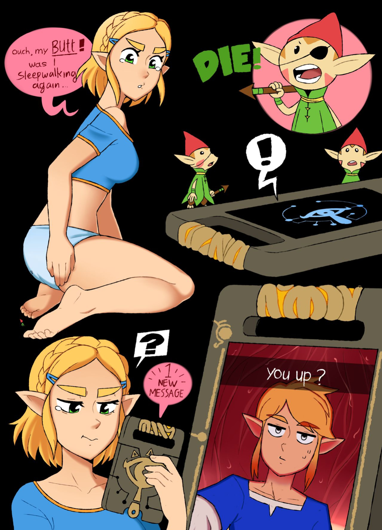 [Punishedmosquito] A Minor Side Quest - Giantess Zelda (The Legend of Zelda) [Ongoing]