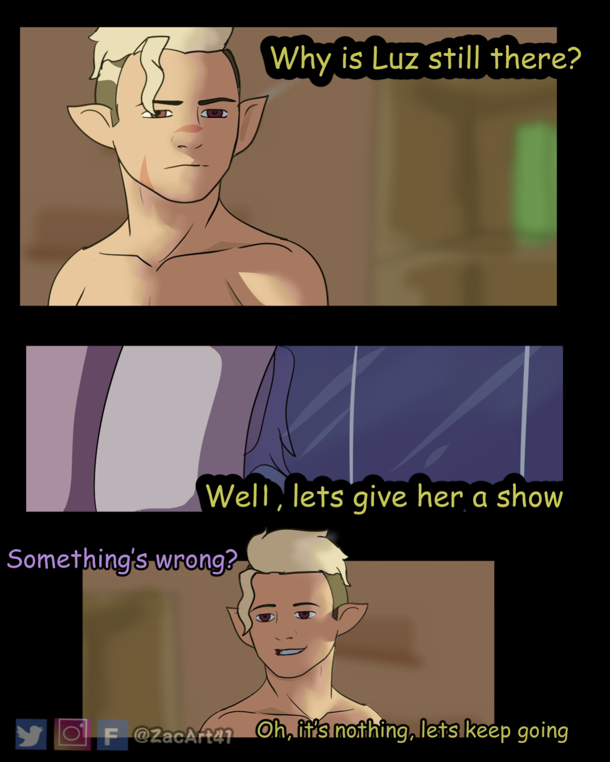 COMIC THE OWL HOUSE IN MY ABSENCE PART 1