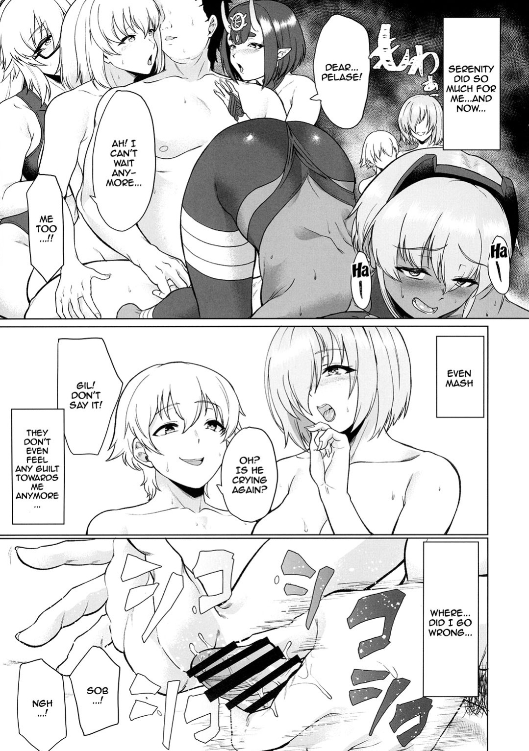 [Time-Leap (Aoiro Ichigou)] Shinrai Shita Kanojo ga Video no Naka de Miseru Itsumo to Chigau Mesu no Kao... | My Trusted Girlfriend Shows Me a New Look in a Video... The Look of a Slut (Fate/Grand Order) {Doujins.com}