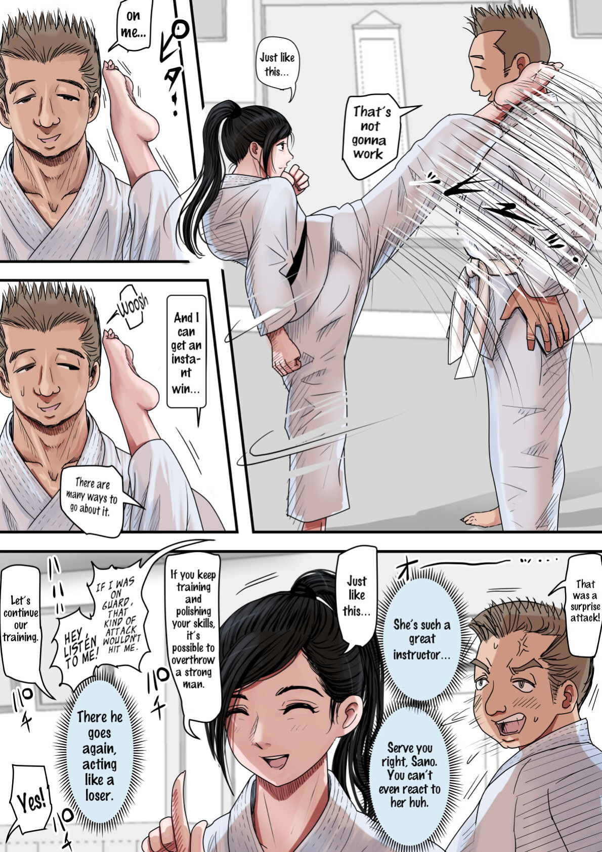 [Haruharudo] Aru Bijin Karateka no Haiboku Nisshi vol. 1 {HMC Translation}