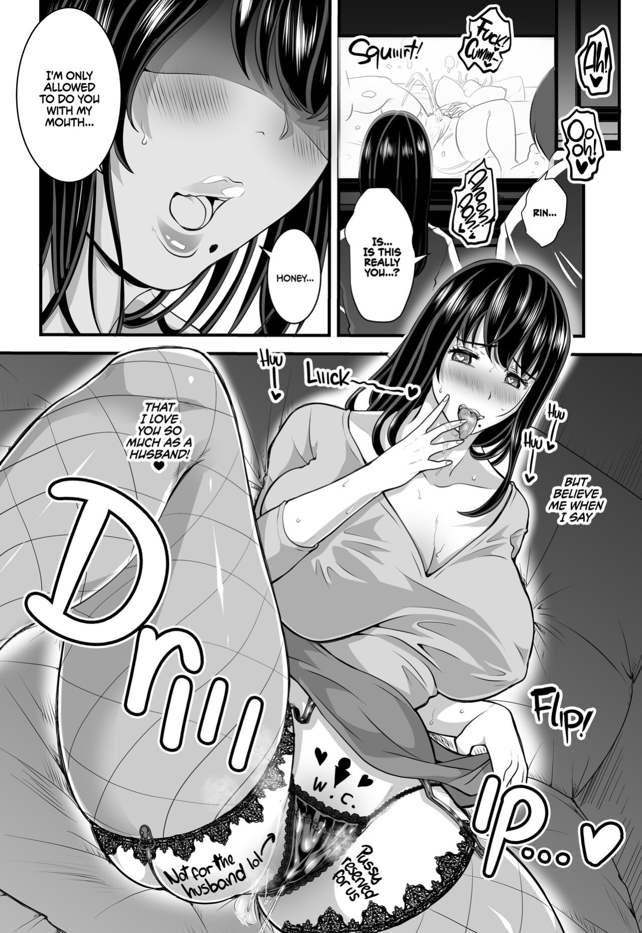 [Studio Daiya (Nemui Neru)] Obuki Rin wa Netoraretai ~Anata Gomennasai... Konna Koto ni Naru nante~ | Rin Obuki Wants to Make a Cuck