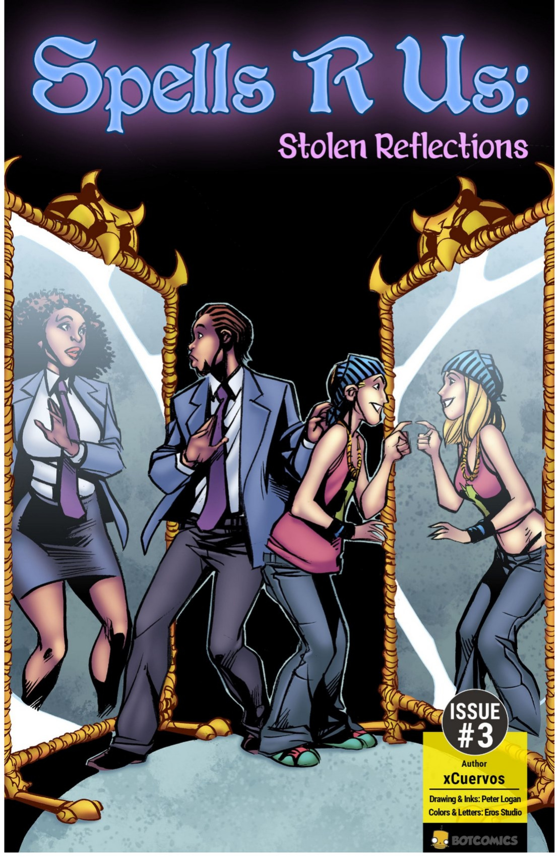 Botcomics - Spells R Us: Stolen Reflections (1-5) by xCuervos , Peter Logan , Eros Studio