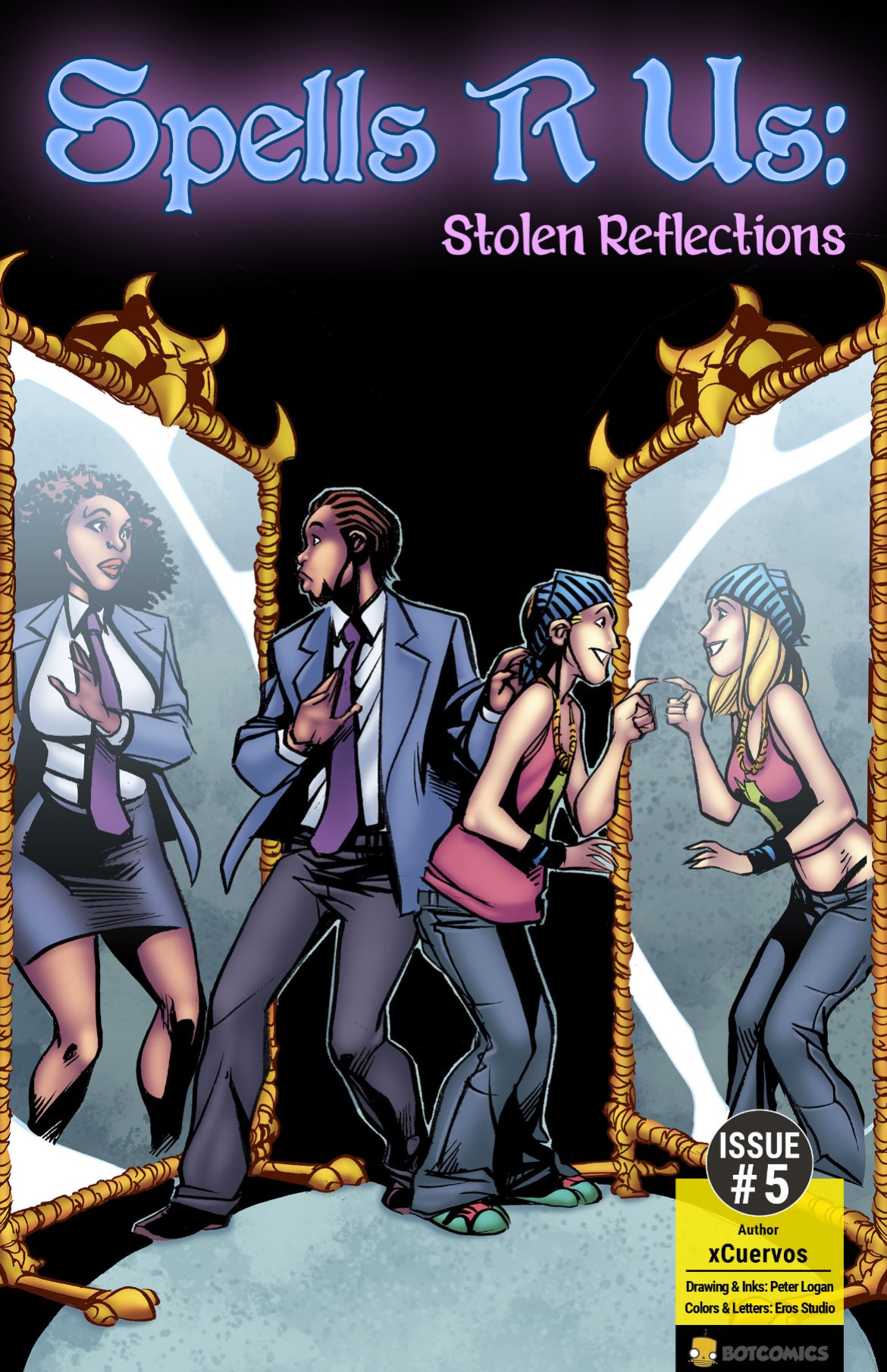 Botcomics - Spells R Us: Stolen Reflections (1-5) by xCuervos , Peter Logan , Eros Studio