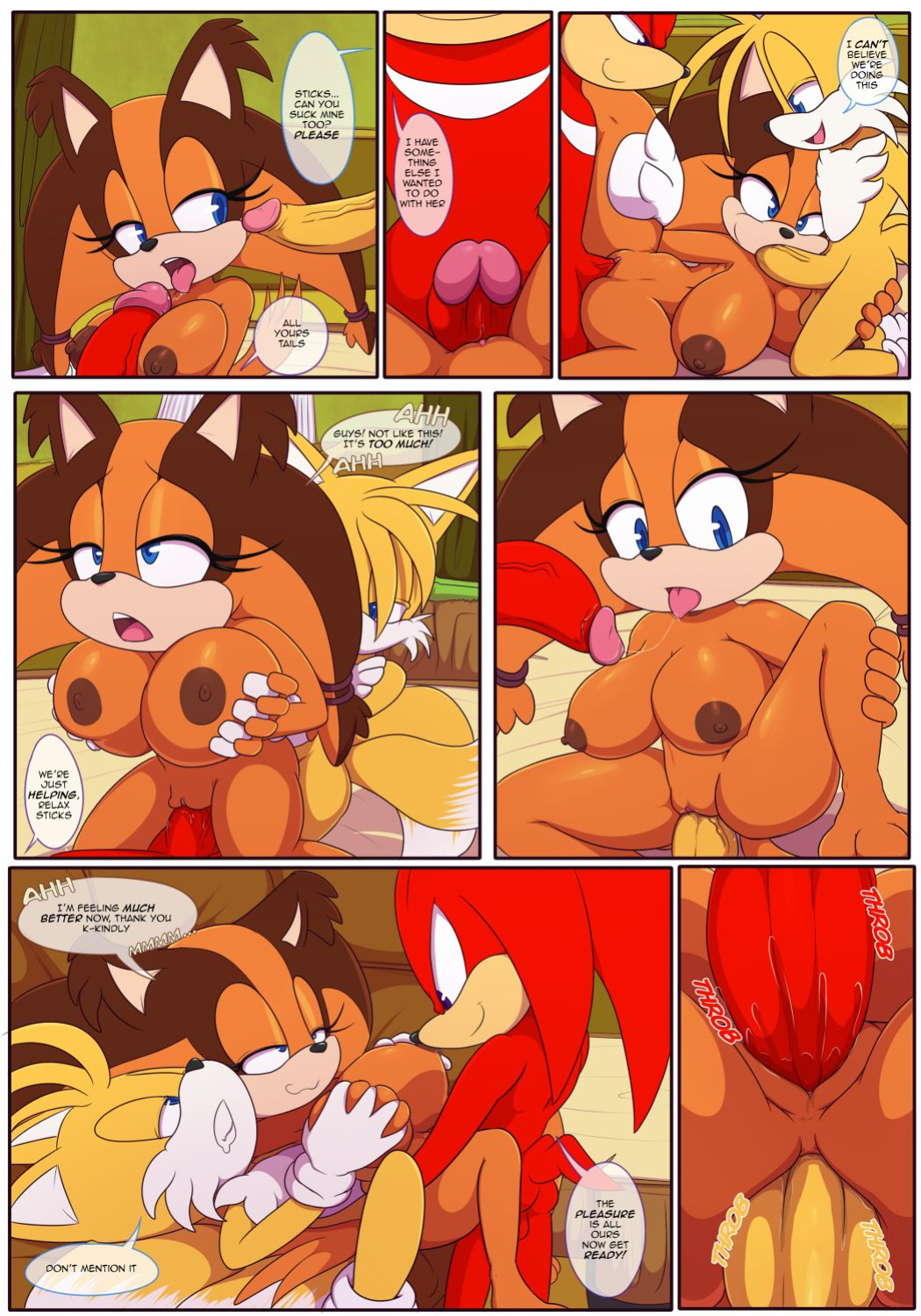[NyuroraXBigdon] Wild Sticks (Sonic the Hedgehog)