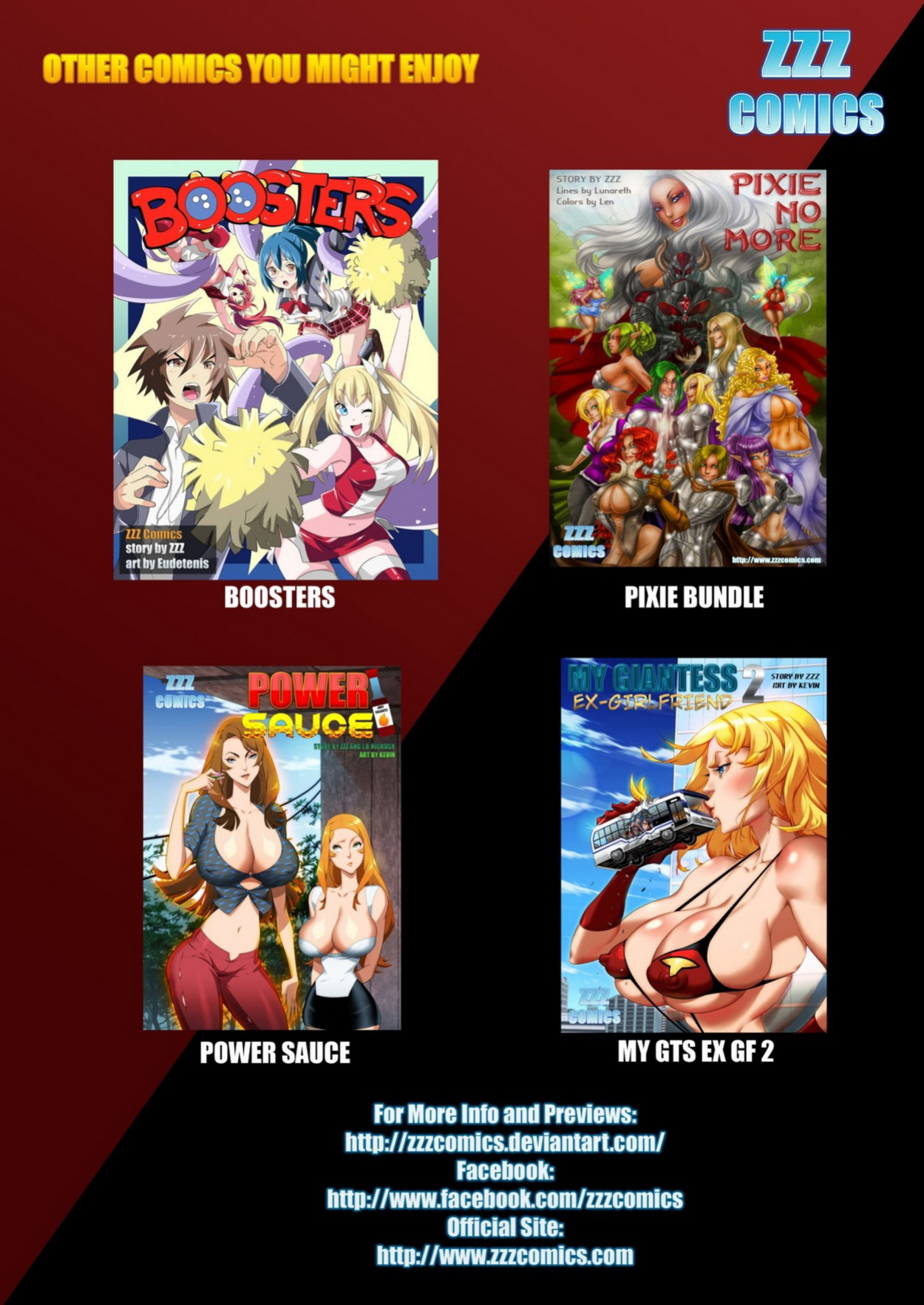 ZZZ Comics - Boosters