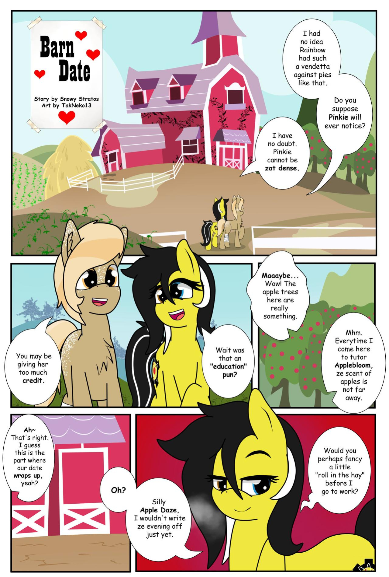 [Takaneko13] Barn Date (My Little Pony Friendship is Magic)
