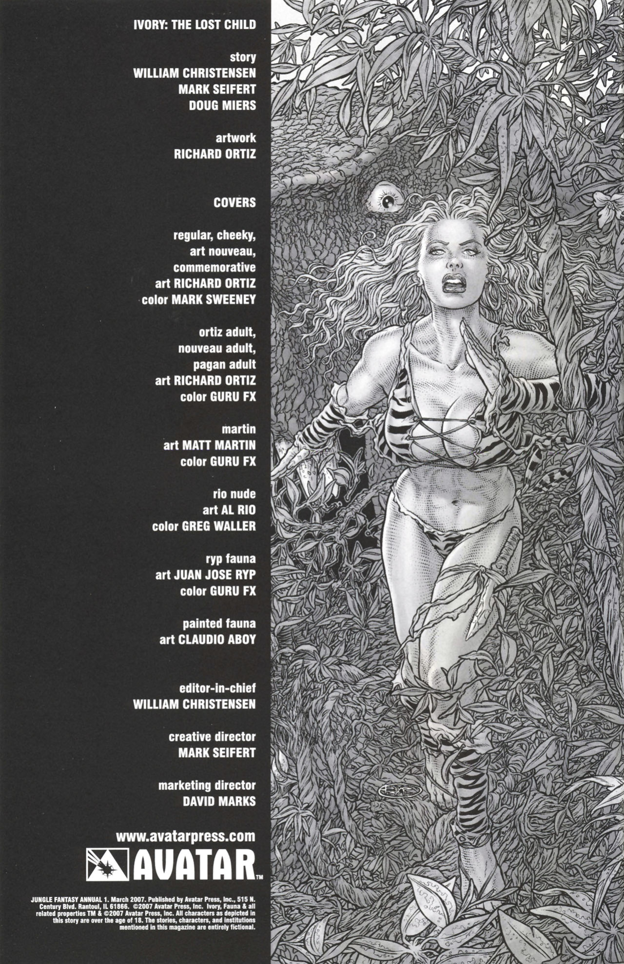 Jungle Fantasy Annual by Al Rio