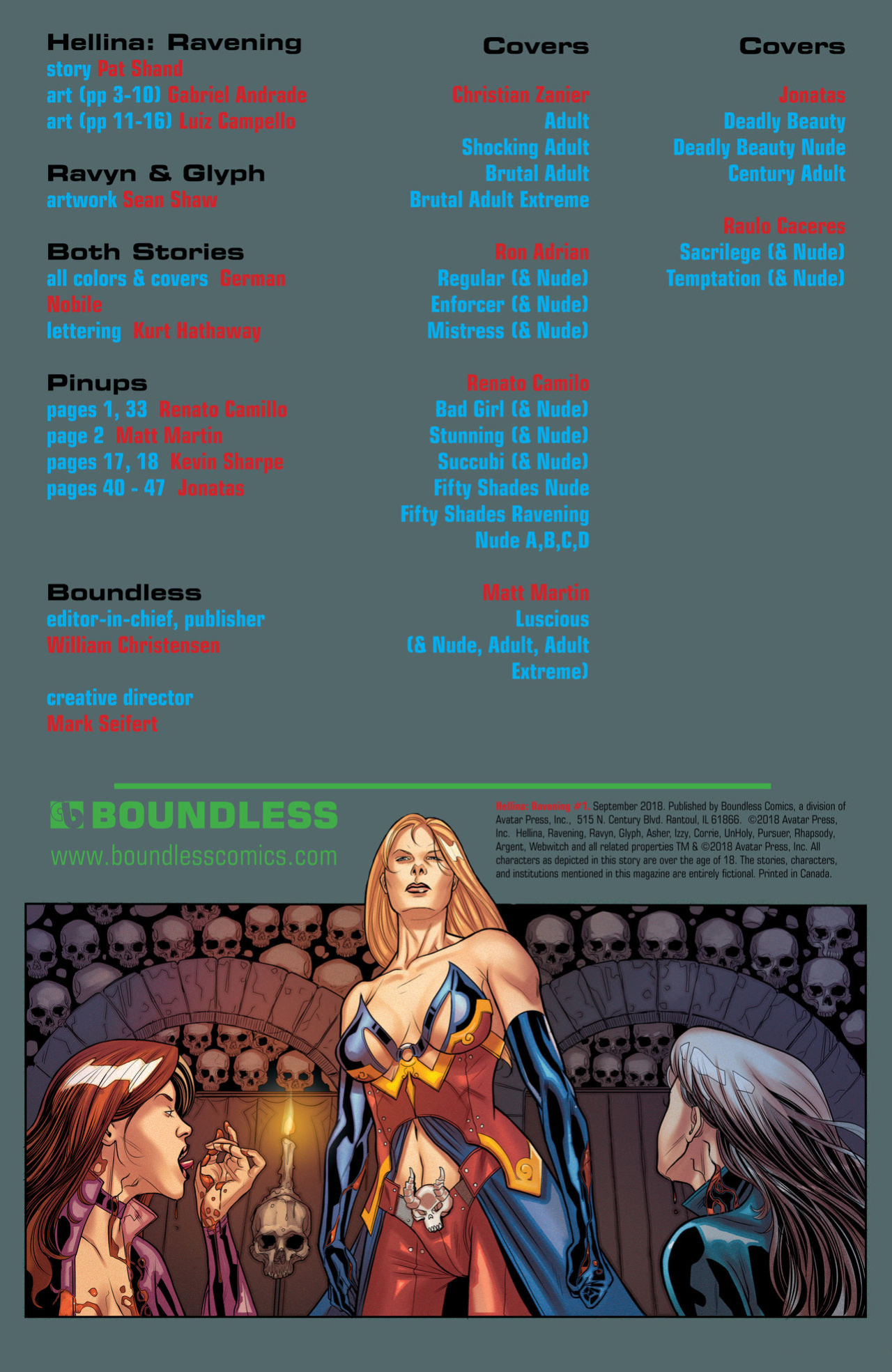 [Boundless] Hellina: Ravening #1