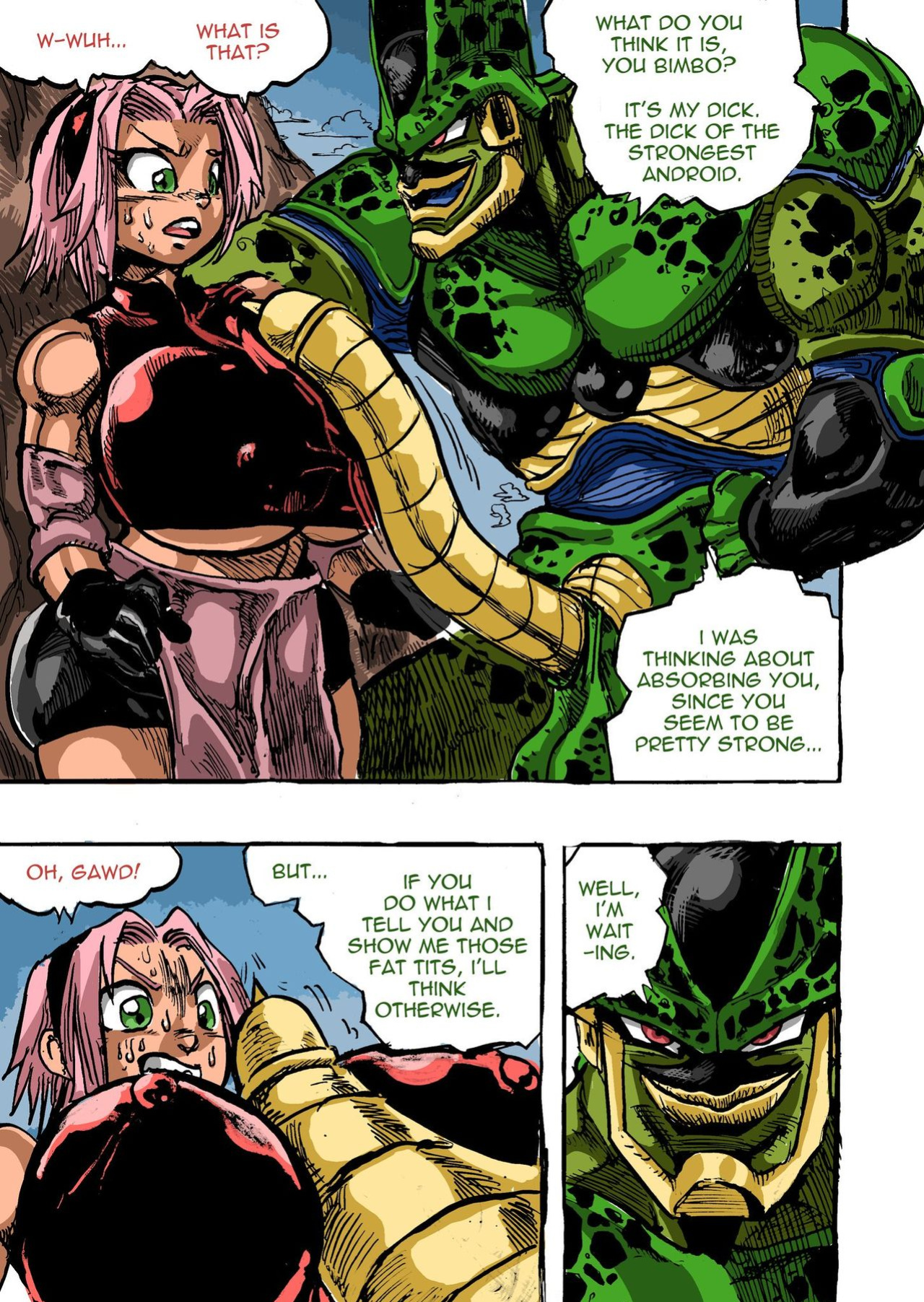 [Garison Dunn] Saku x Cell (Dragon Ball Z, Naruto)