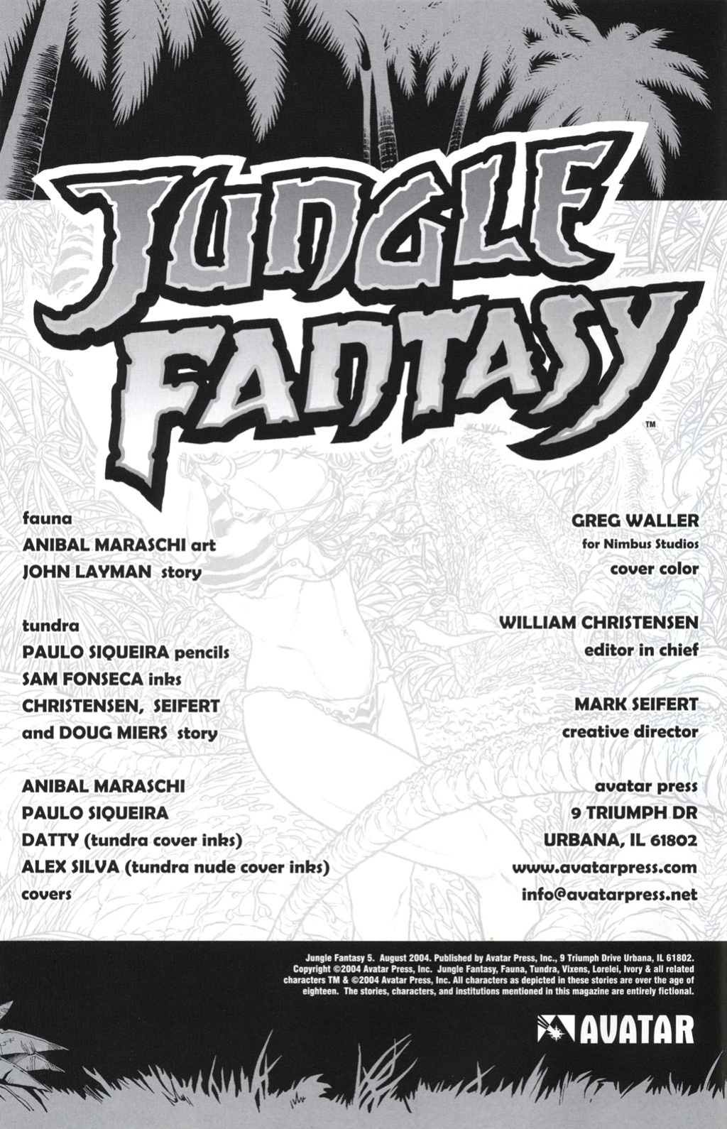 [Anibal Maraschi, Paolo Siqueira] Jungle Fantasy #5